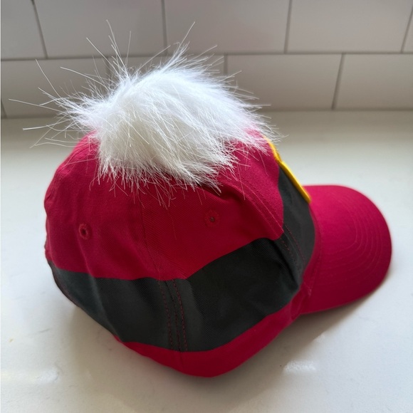 Tipsy Elves Santa Claus Faux Fur Baseball Cap - Unisex O/S - Red - NWOT - Picture 5 of 9